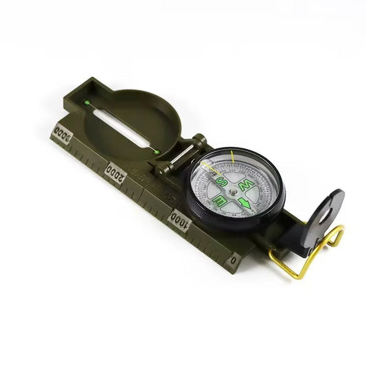 Waterproof Flip Cover Multi Functional Geological Navigation Compass for Outdoor Hiking Climbing Cross Country Exploration