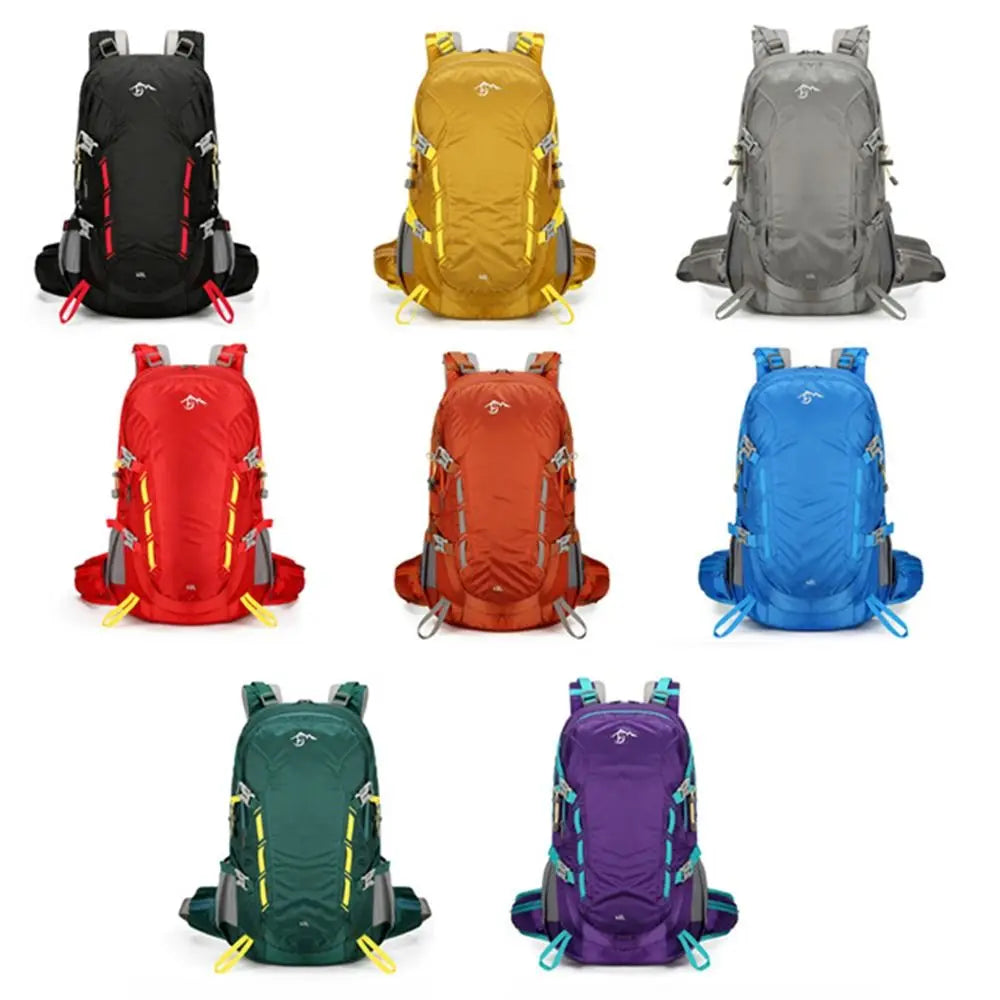 40L Mountaineering Backpack Large Capacity Stitching Sports Knapsack Waterproof Multi-Color Hiking Backpacks Outdoor Sports