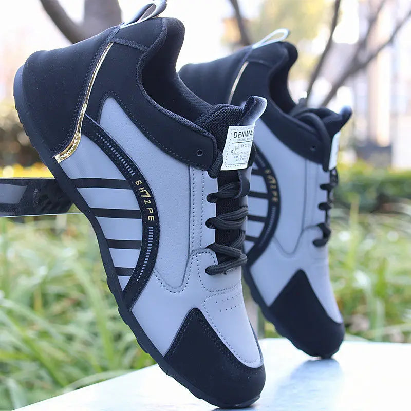 2025 Men’s Outdoor Jogging Sneakers – Breathable Retro Running Shoes for Gym, Training & Casual Wear