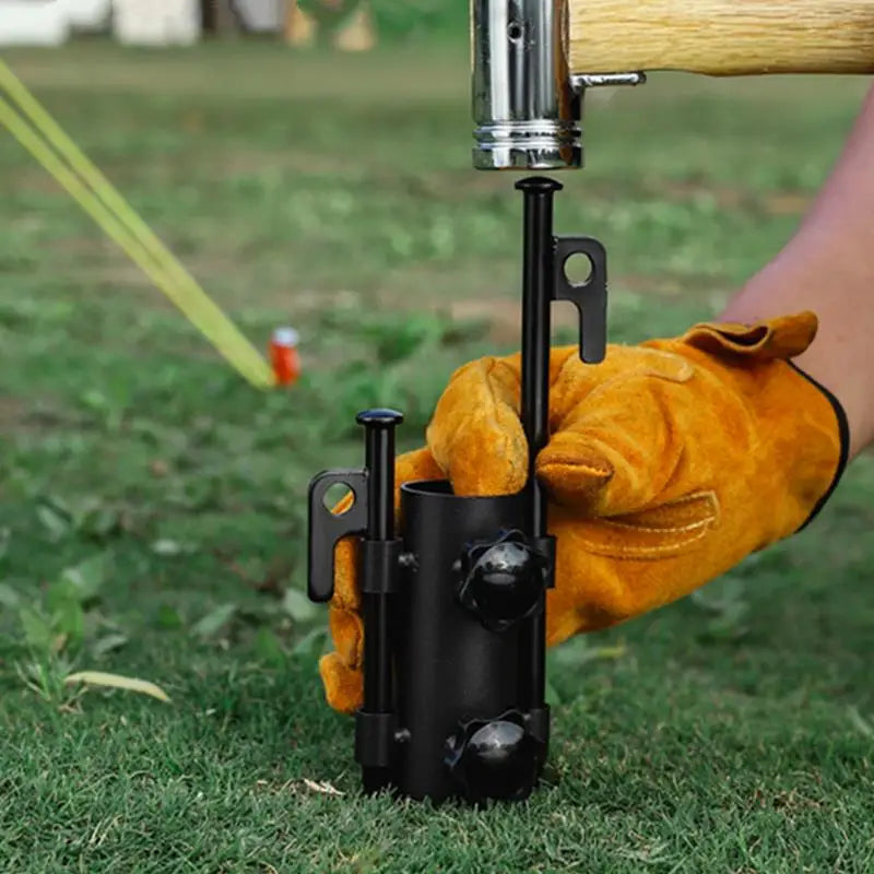 Canopy Tarp Camp Pole Fixer Tent Accessories Camping Supplies Equipment Support Rod Fixing Tube Outdoor Fixture Accessories