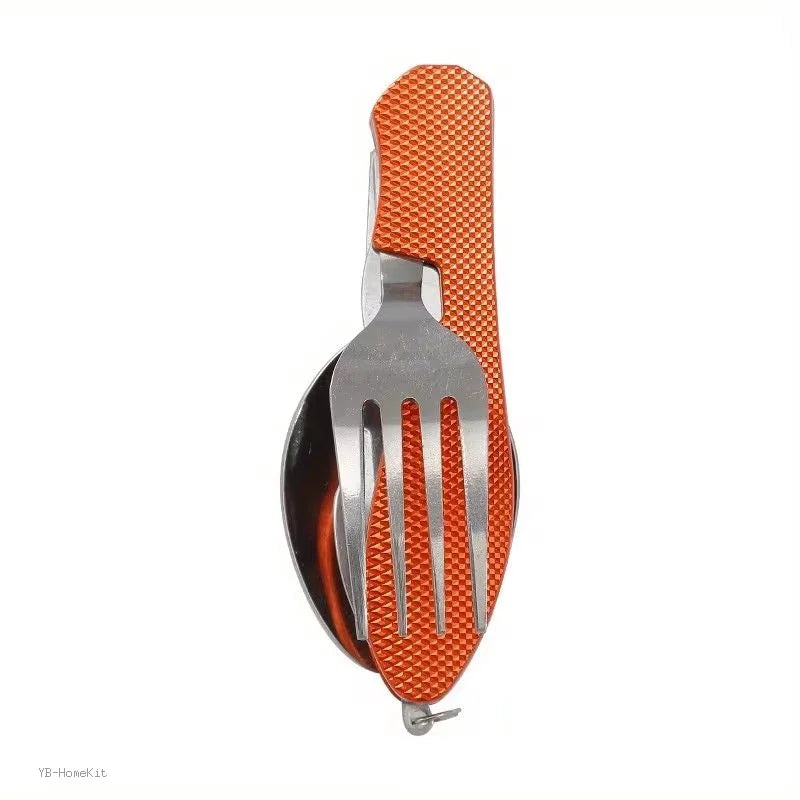 Multifunctional Camping Knife,Spork,Remove Folding Knife,Fork and spoon,Convenient Outdoor Tableware,Suitable for Camping