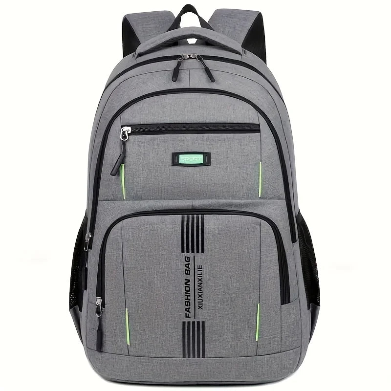 Backpack men casual large-capacity computer travel backpack female junior high school students high school students schoolbag ma