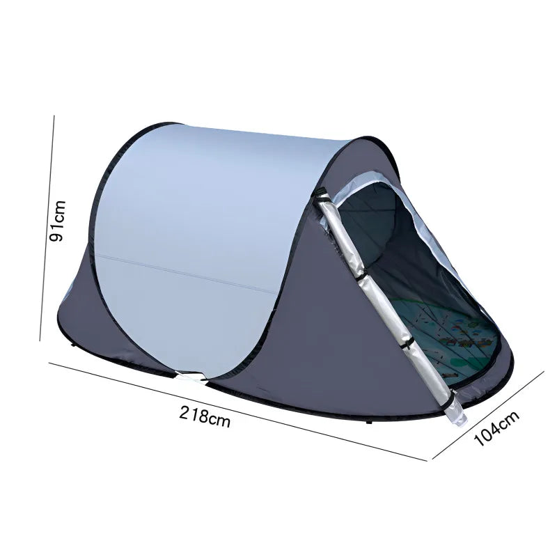 Outdoor Tent Hand-throw Automatic Open Camping Tent Windproof Anti-mosquito and Sunscreen No Installation Required Portable Tent