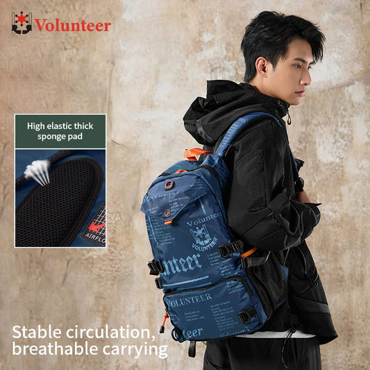 Volunteer Waterproof Hiking Backpack – Lightweight Oxford Travel Bag