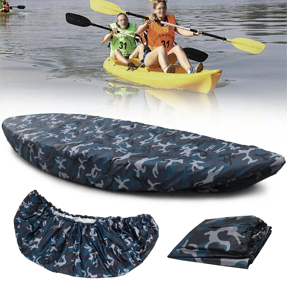 Waterproof Kayak Storage Cover – UV Protection Canoe & Boat Dust Shield Outdoor Fishing Accessory
