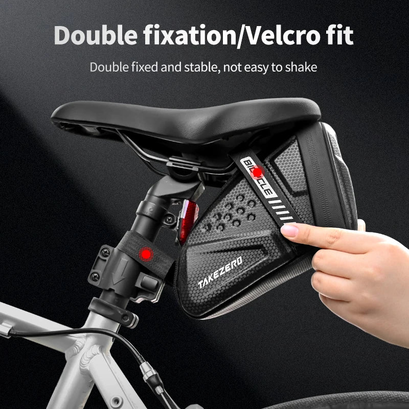 Bicycle Saddle Bag Waterproof Mountain Bike Saddle Storage Seat Rear Tool Pouch Bag Saddle Outdoor Cycling MTB Accessories