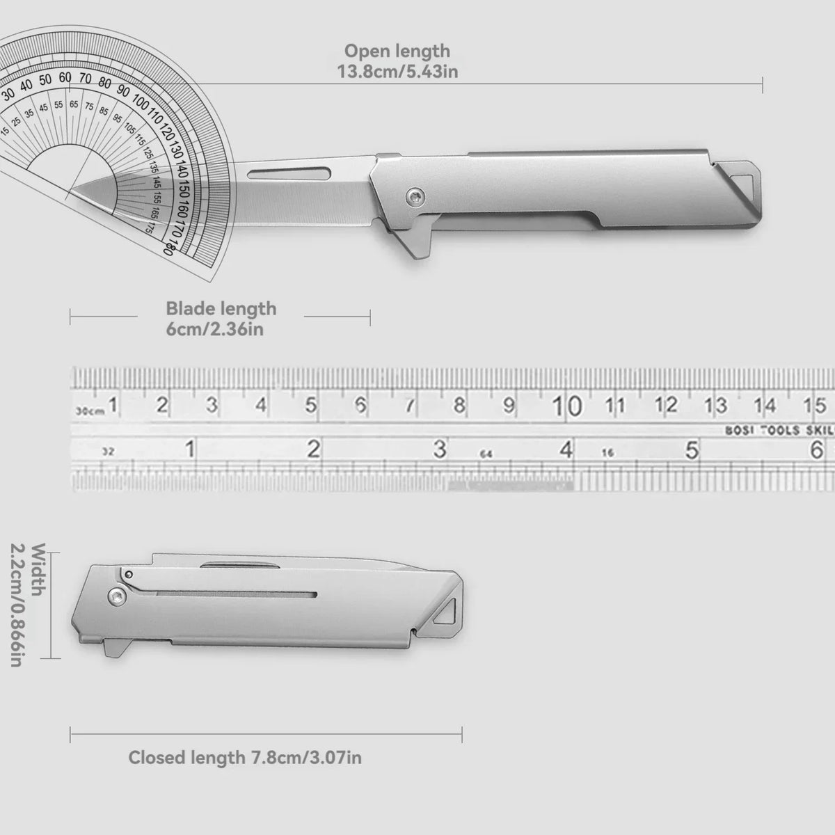 2026 New stainless steel folding fruit knife for home peeling outdoor convenient folding knife express delivery unboxing