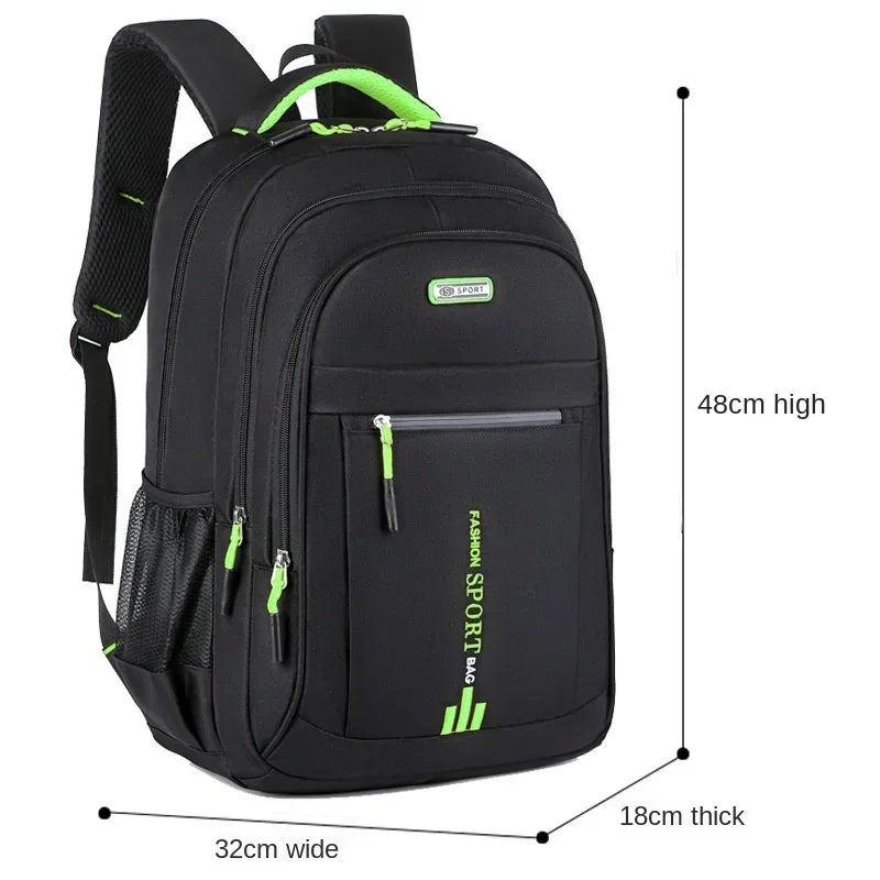 Men's Backpacks Oxford Waterproof Rucksack Business Computer Bag Casual Travel Backpacks Senior High School Student Schoolbag 가방