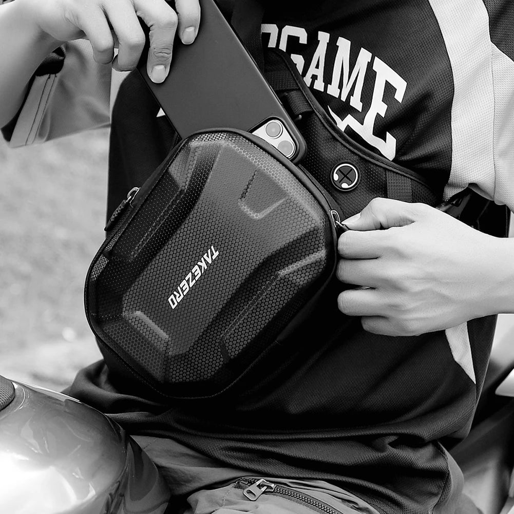 Motorcycle Leg Side Bag Travel Bag Waterproof Motorbike Waist Leg Bag Men Women Hip Bum Pack Outdoor Sports Casual Fanny Pack