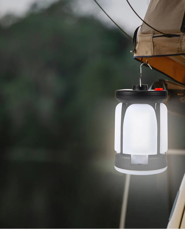 Outdoor LED Leaf Camping Lamp, USB Rechargeable Hanging Emergency Light for Camping, Fishing & Travel