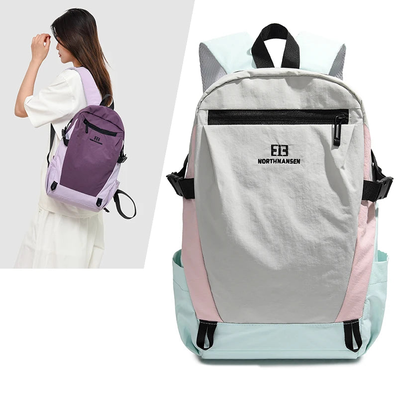 Travel backpack, large capacity lightweight backpack, college student travel leisure outdoor hiking backpack