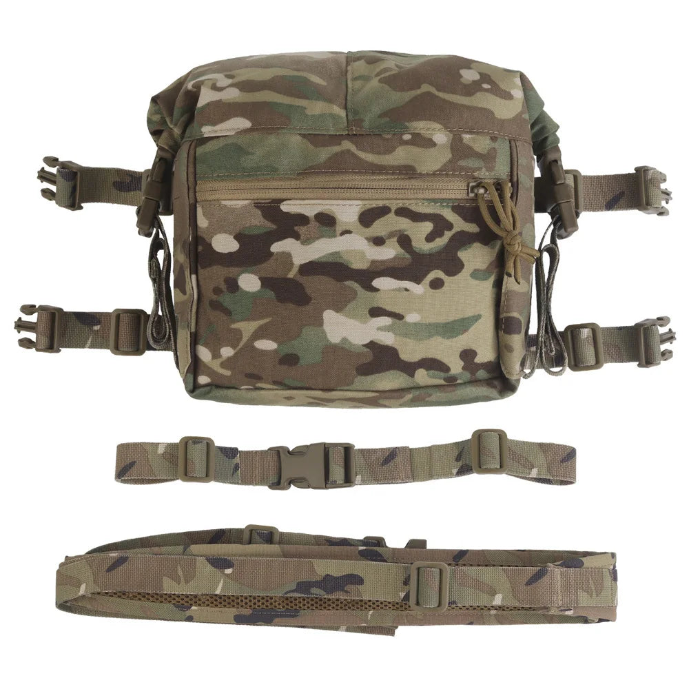 LBV Expander Kit MOLLE Large Roll Pouch Padded X Harness Hunting Tactical 34A Split Chest Rig Accessories Alpha Expansion Pack