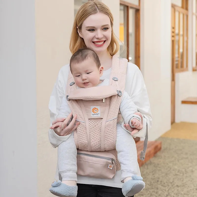 Baby Carrier 4 In 1 Ergonomic Kangaroo Design Sling for 0-36 Months Newborn Infants from 3.2KG to 20KG
