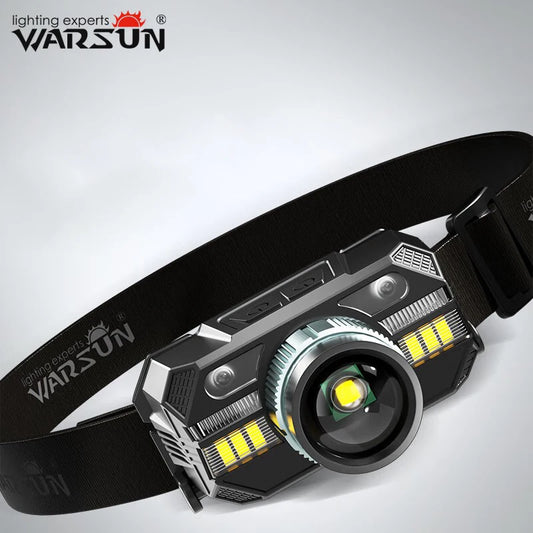 Warsun WD09 Zoom Headlamp – 18650 USB Rechargeable