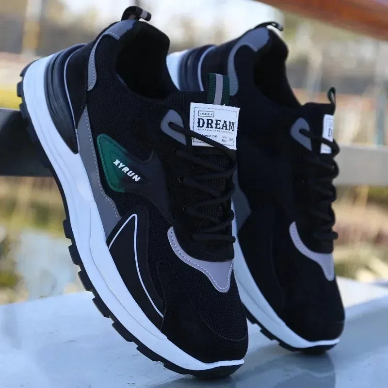 2025 Men’s Fashion Sneakers – Comfortable Soft-Soled Running Shoes for Daily Wear