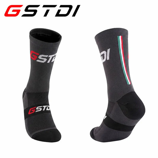 GSTDI New Cycling Socks High Quality Compression Men Bike Outdoor Women Running Professional Sports Running