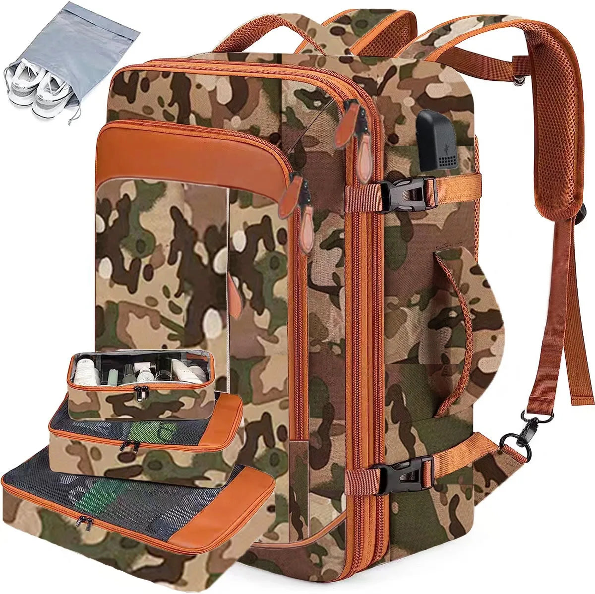 Large capacity travel outdoor backpack, backpack, oversized business travel leisure bag