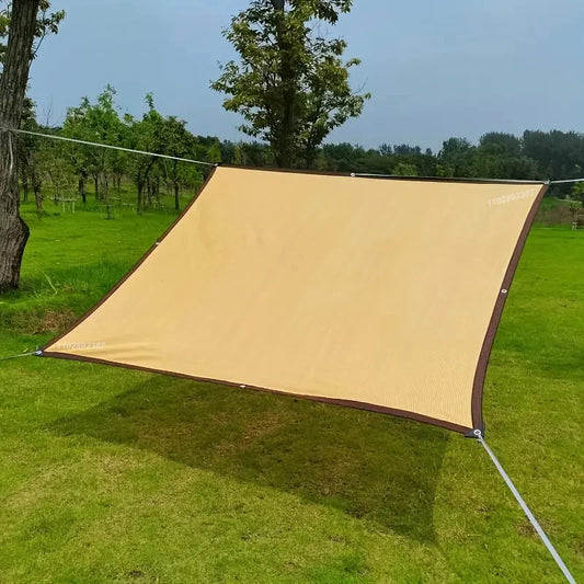 Shading Beige Sunshade Net Garden Plant Shed Shading Sail UV Protection Outdoor Pergola Sun Cover Swimming Pool Awning