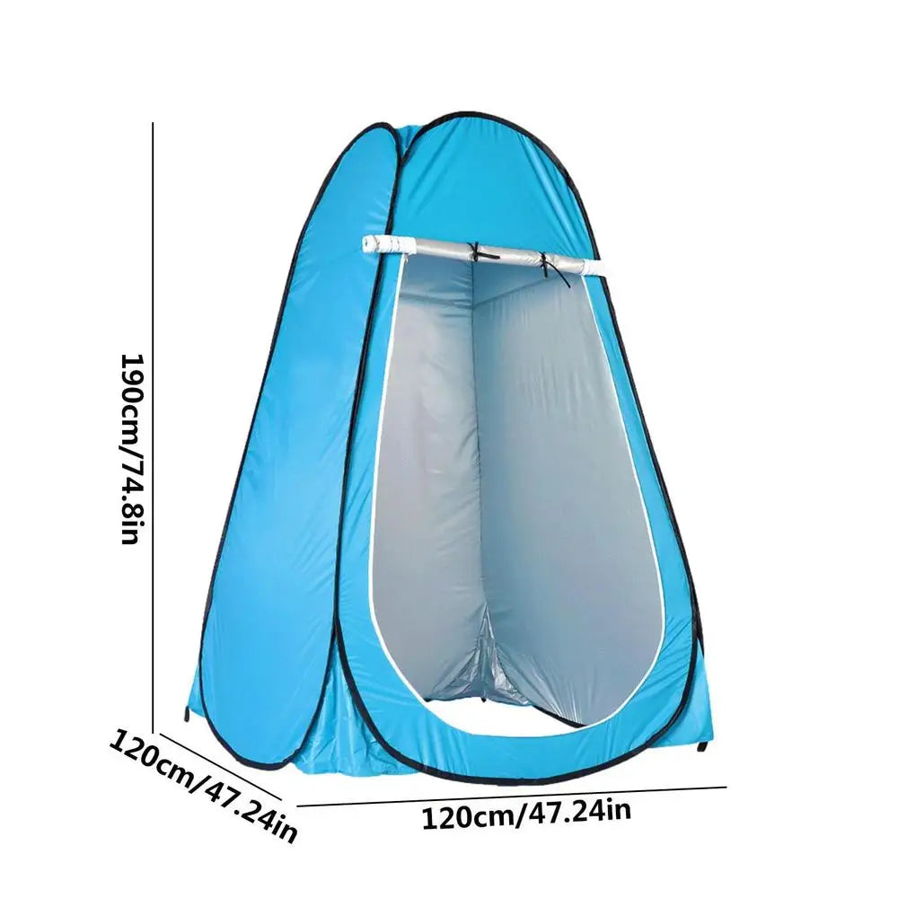 Privacy Shower Tent Portable Camp Toilet Changing Shelter Multipurpose Foldable Rain Shelter Single Changing Room Tent For