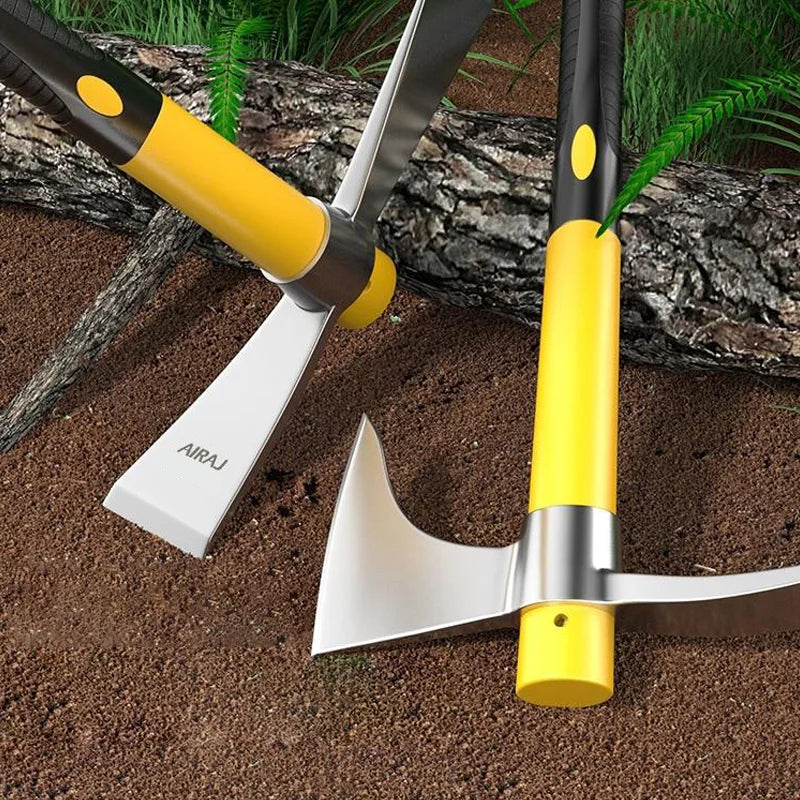 AIRAJ Multifunctional Garden Axe – Heavy Duty Mountaineering Pick & Gardening Hand Tool