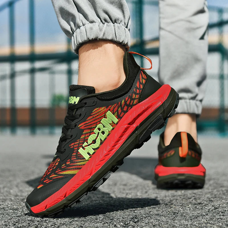 Men’s Marathon Running Shoes – Trail Running & Athletic Sneakers, Lightweight Outdoor Trekking Footwear