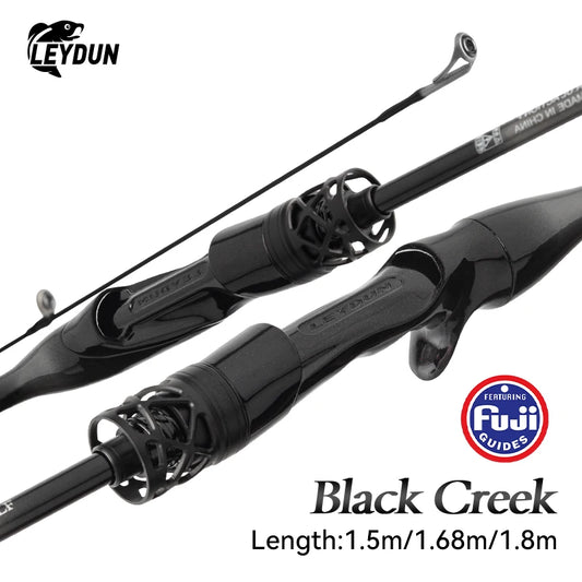 LEYDUN Black Creek 2-Piece Ultralight Travel Rod