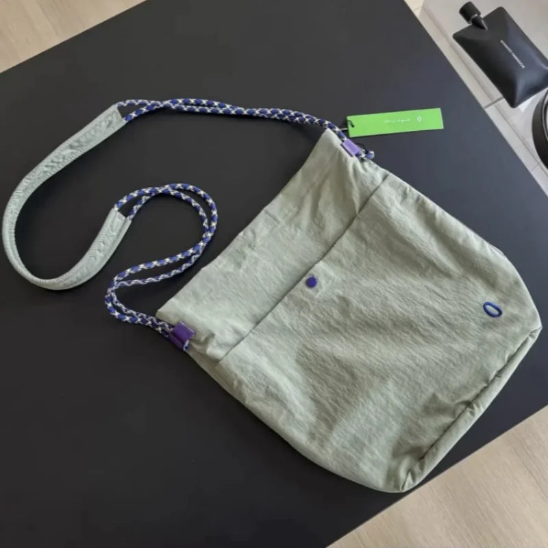 Mountain Utility Crossbody - Couples' Unisex, Wrinkled, Light, Water-Resistant, Multi-Pocket, Hiking/Daily, Retro Cool