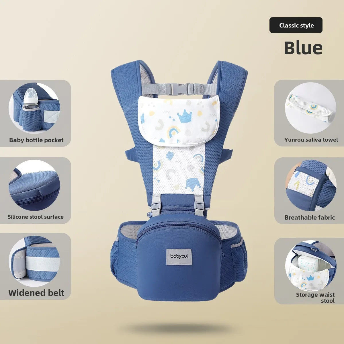 Baby Carrier Wrap Newborn Baby Bag Toddler Backpack Bebe Waist Stool Bebes Sling Infant Backpacks Kids Hip Seat Carriers Bags