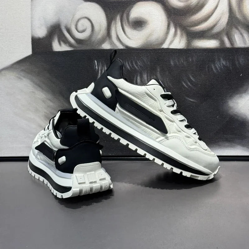 Men’s Platform Sneakers – Non-Slip Fashion Sports & Casual Shoes | Wear-Resistant Comfortable Loafers