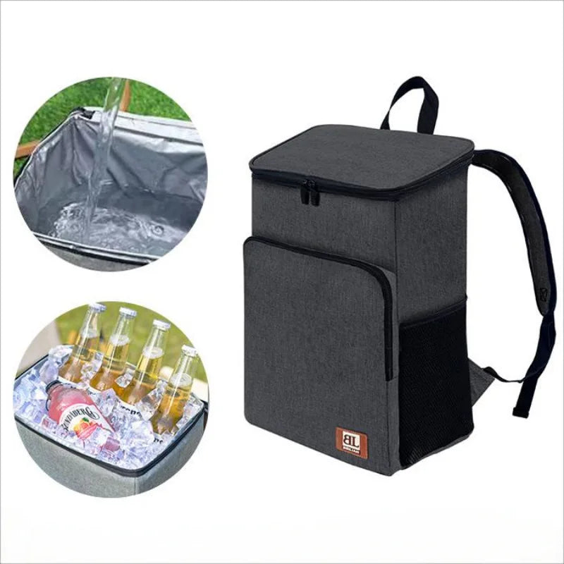 Large Capacity Insulated Backpack With Lightweight Waterproof PEVA Travel Picnic Bags 2025 Newest Design