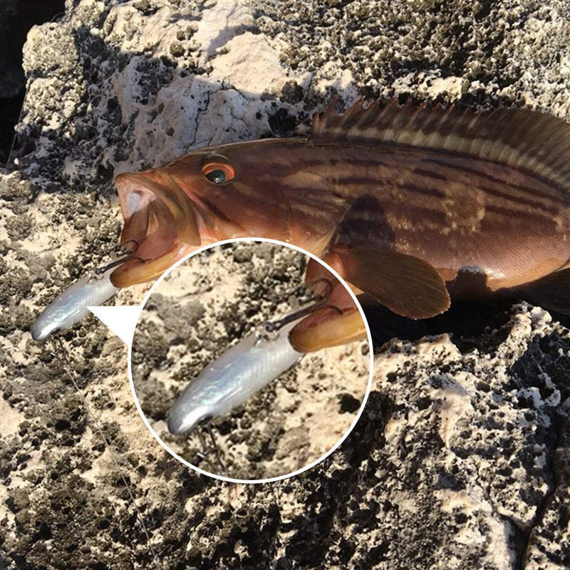 Soft Plastic Lure Kit 8cm (5 Pack)