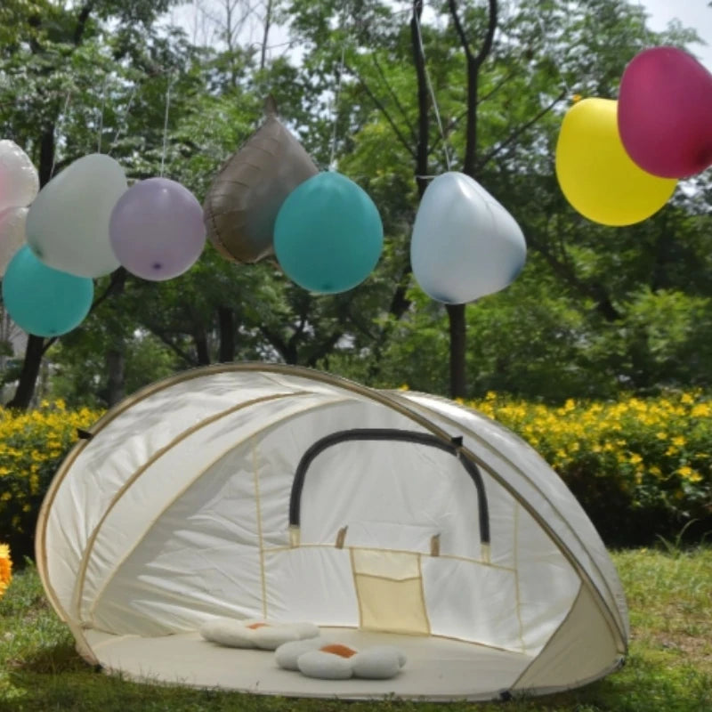 1pc 2-3 person tent outdoor camping portable sunshade quick throwing tent garden courtyard game house travel supplies