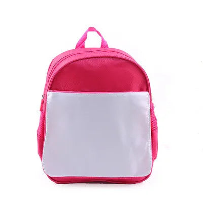 Colorful School Bag for Children Sublimation Blank Backpack Bookbag For Student Boys Girls Rucksack Travel Bagpack