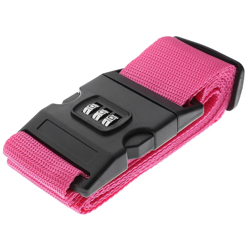 1PC Travel Luggage Strap Adjustable Password Lock Packing Belt Baggage Secure Lock Anti-theft Luggage Suitcase Buckle Strap