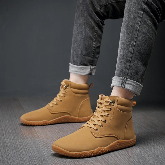 Men’s Wide Barefoot Boots – Outdoor Trail Running & Minimalist Walking Shoes, Lightweight Breathable Non-Slip Sneakers