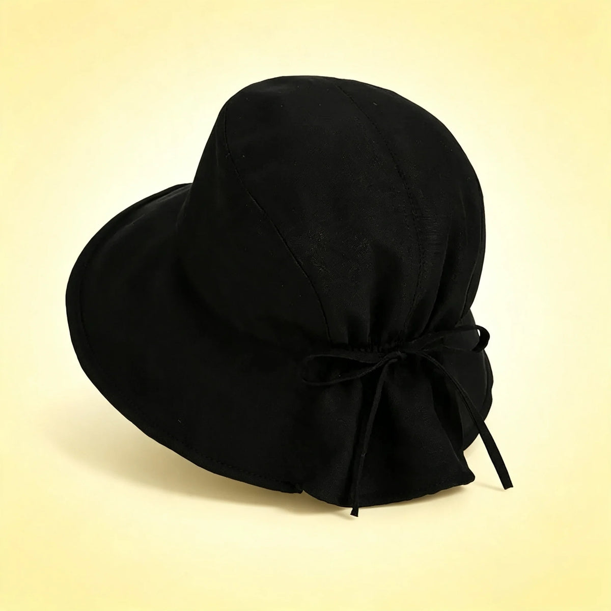 Women's Wide-brimmed Outdoor Sun Hat, Lightweight and Foldable with A Bow, Suitable for Beach Vacations and Outdoor Travel