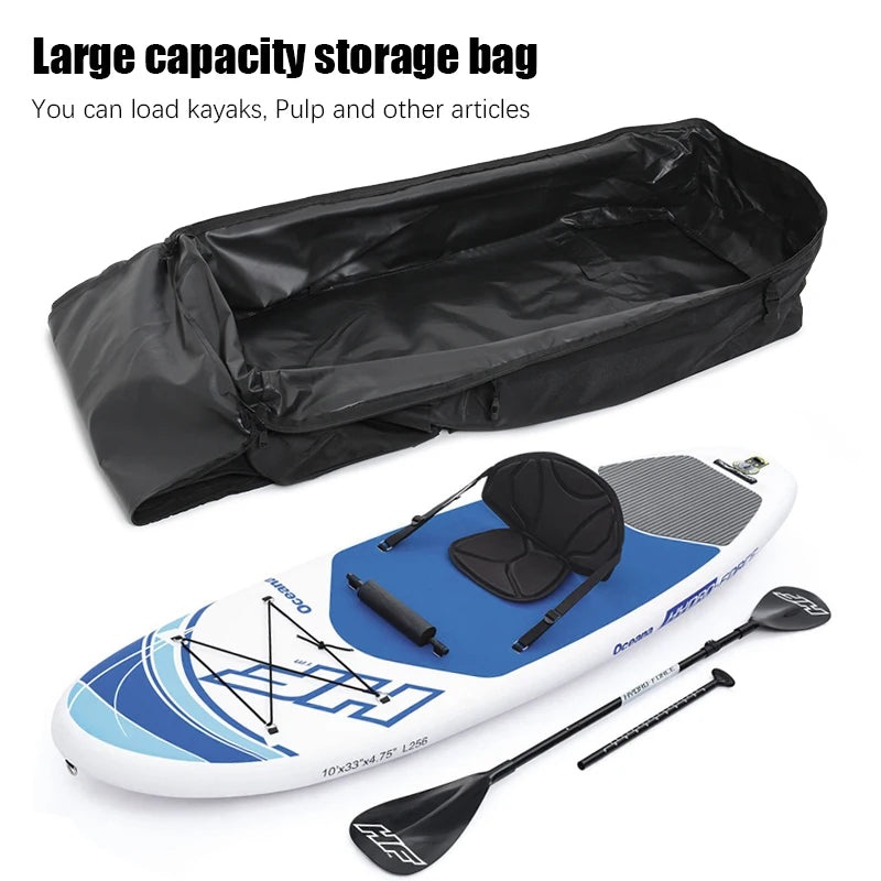 Large-capacity surfboard backpack mountaineering bag tent cosmetics bag work backpack clothes storage quilt storage sup