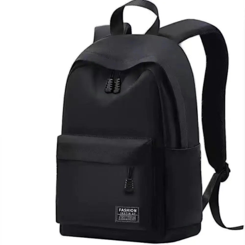 Trendy Men's Minimalist Backpack Versatile Backpack Large Capacity School Student Computer Travel Bag Washable Unisex Backpack