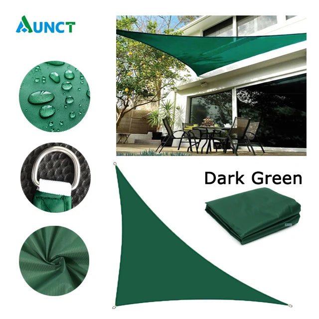 Waterproof Sun Shelter Triangle Sunshade Protection Outdoor Cover Garden Patio Pool Shade Sail Awning Camping Sun Shade 420D