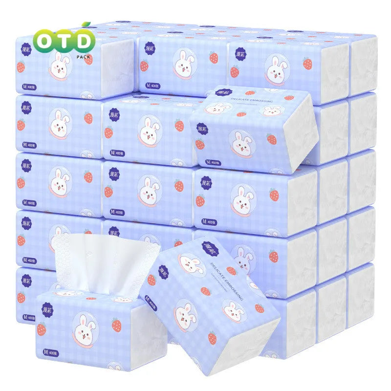Facial Tissues Packs Pocket Paper Napkins Travel Size Mini Cute Print for Kid School Travel Camping Office Daily Use