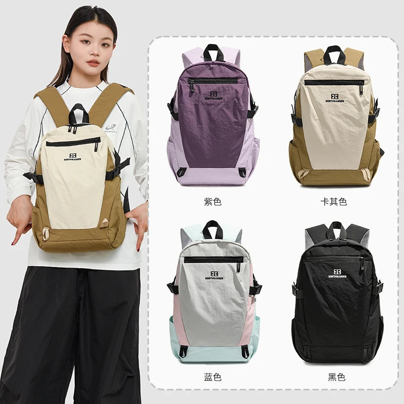 Travel backpack, large capacity lightweight backpack, college student travel leisure outdoor hiking backpack