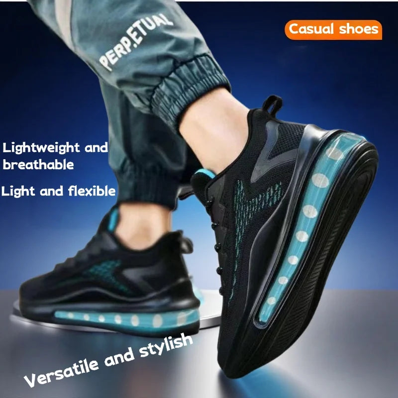 Men’s Casual Running Shoes – Breathable Lightweight Walking Sneakers for Spring & Autumn