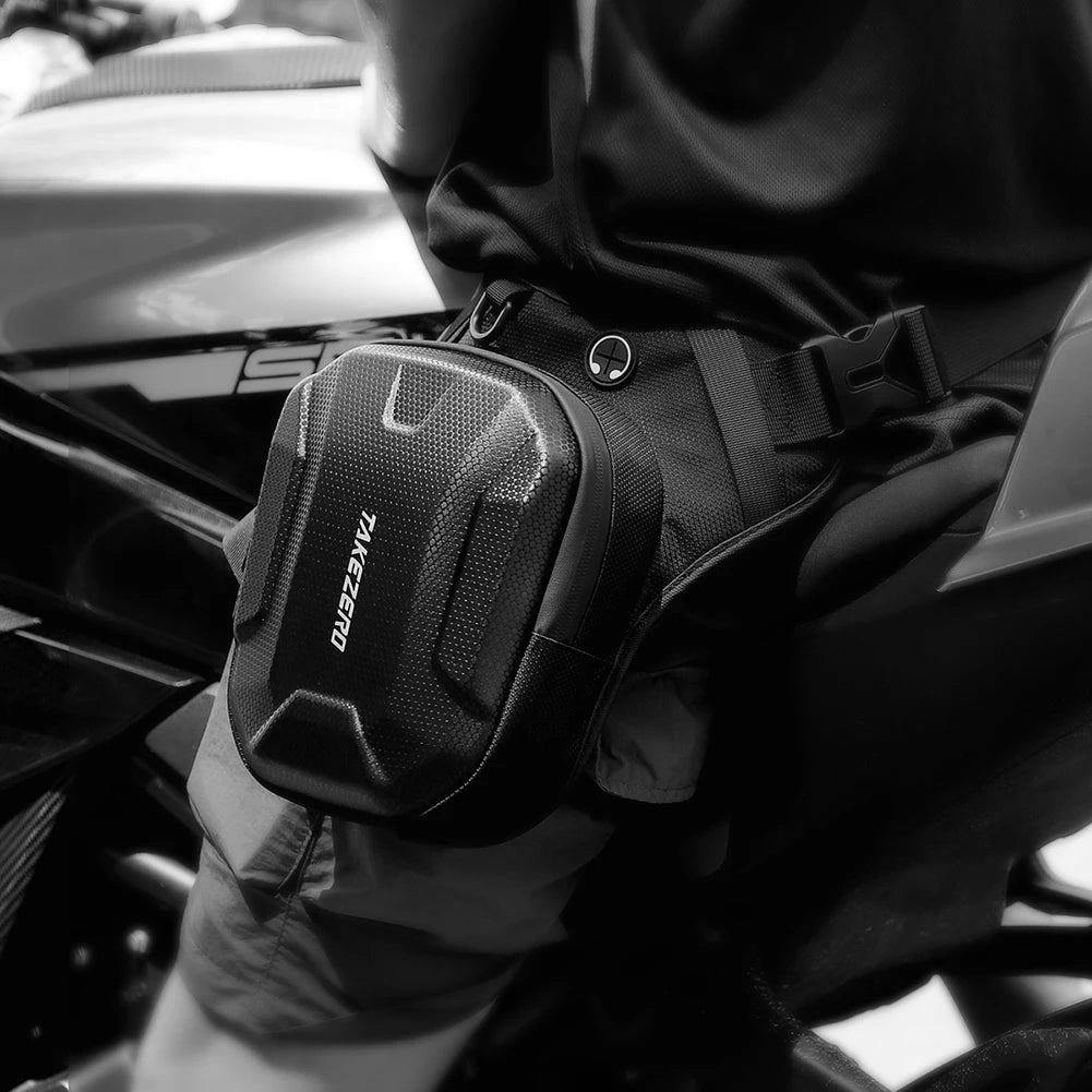Motorcycle Leg Side Bag Travel Bag Waterproof Motorbike Waist Leg Bag Men Women Hip Bum Pack Outdoor Sports Casual Fanny Pack