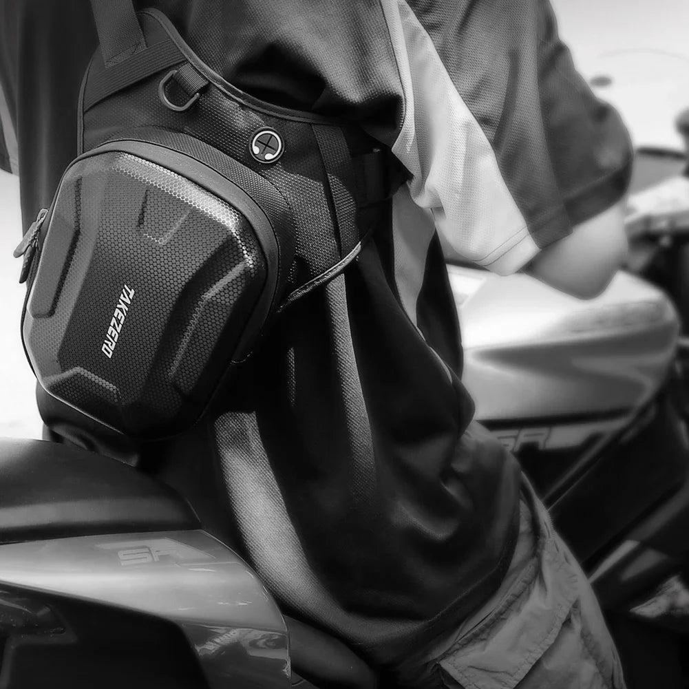 Motorcycle Leg Side Bag Waist Leg Bag Thigh Belt Hip Bum Fanny Pack EVA Hard Shell Outdoor Motorbike Drop Leg Bag Phone Purse