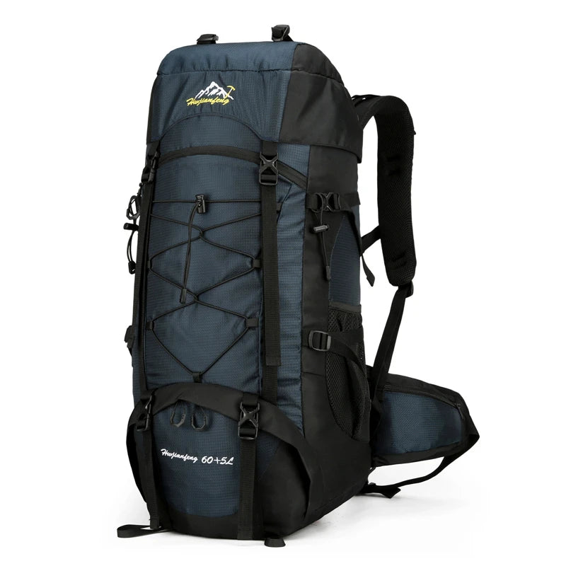 65L Outdoor Mountaineering Backpack – Large Capacity Waterproof Hiking & Camping Travel Bag