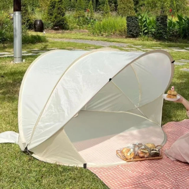 1pc 2-3 person tent outdoor camping portable sunshade quick throwing tent garden courtyard game house travel supplies