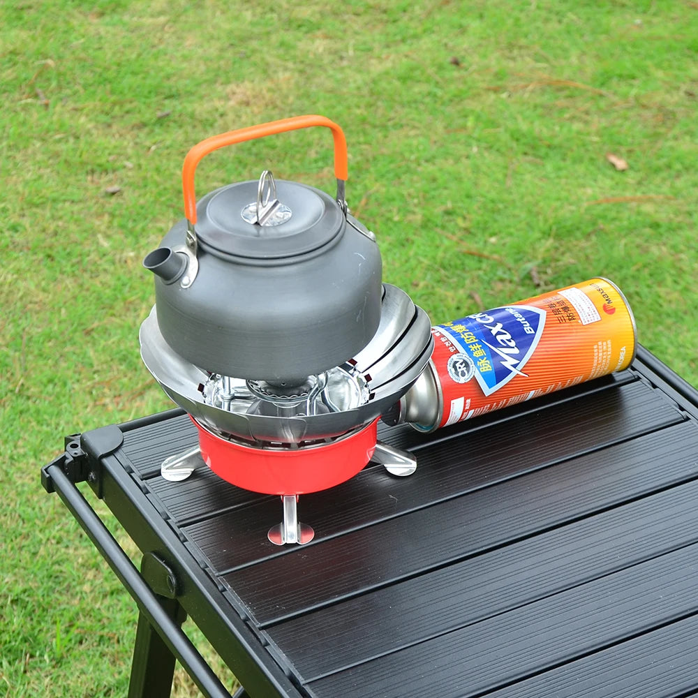 2800W Windproof Portable Outdoor Stove Camping Gas Stove Picnic Burner with Storage Bag For Hiking