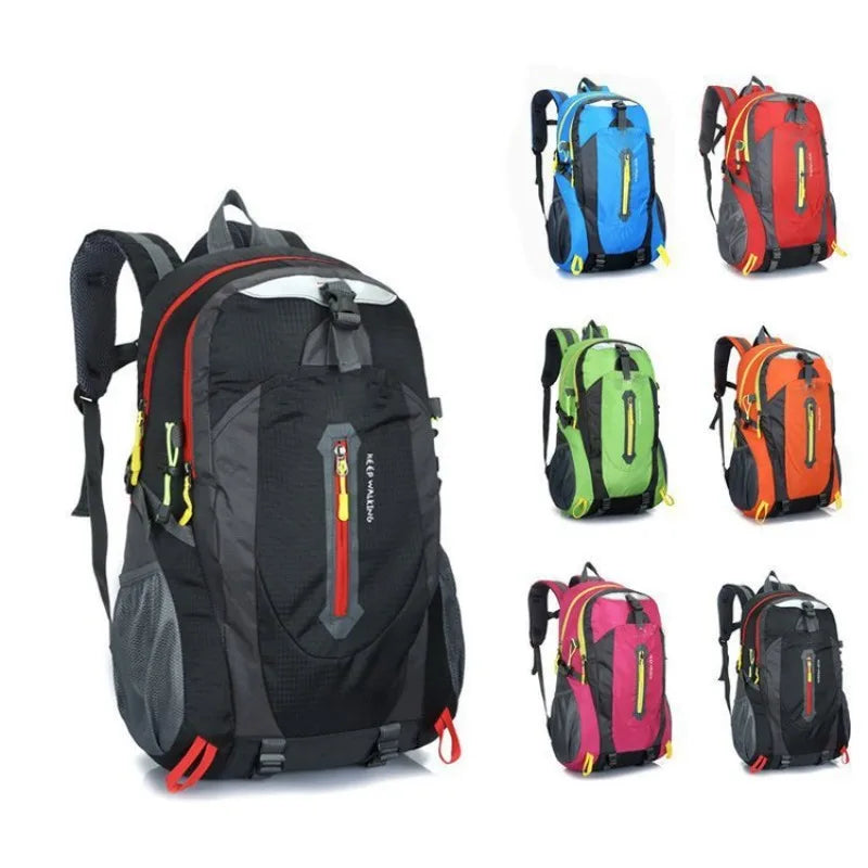 40L Waterproof Climbing Backpacks Men Women Outdoor Sports Backpacks Camping Hiking Backpacks Sports Bag Mountaineering Bag