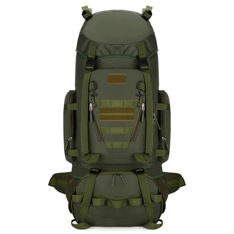 90L Travel Bag Camping Backpack Tactical Hiking Climbing Bags Mountaineering Large Sport Knapsack Outdoor Men Luggage Rucksack