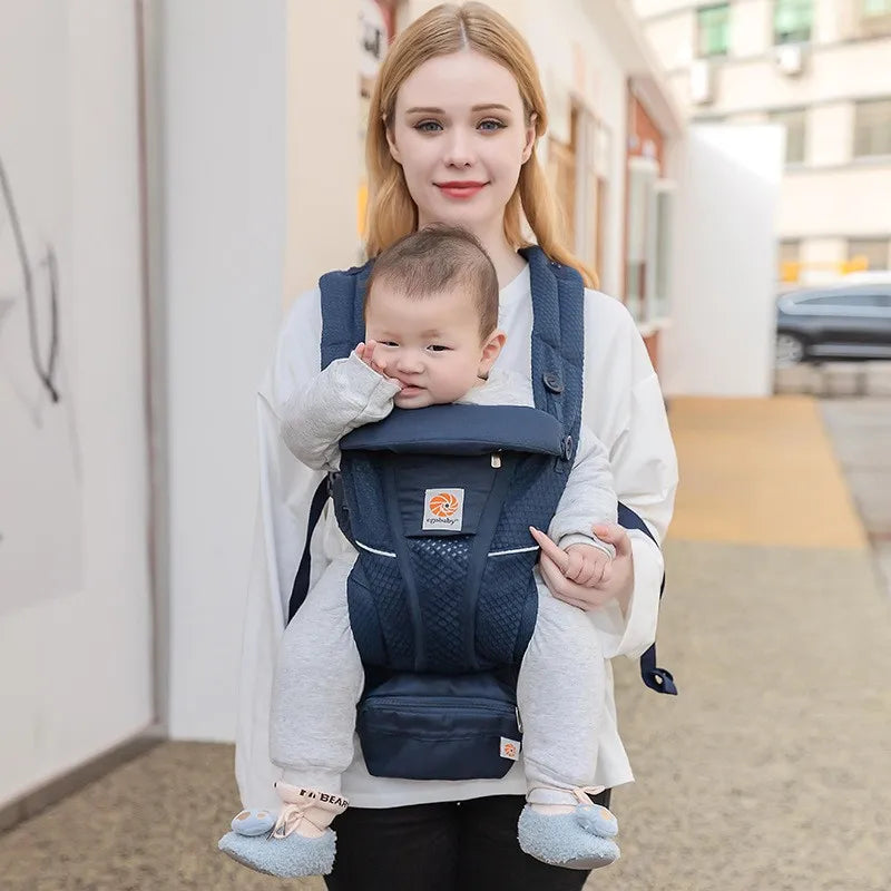 Baby Carrier 4 In 1 Ergonomic Kangaroo Design Sling for 0-36 Months Newborn Infants from 3.2KG to 20KG